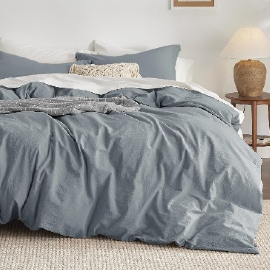 Dyed Simple And Generous Pure Cotton Bed Set